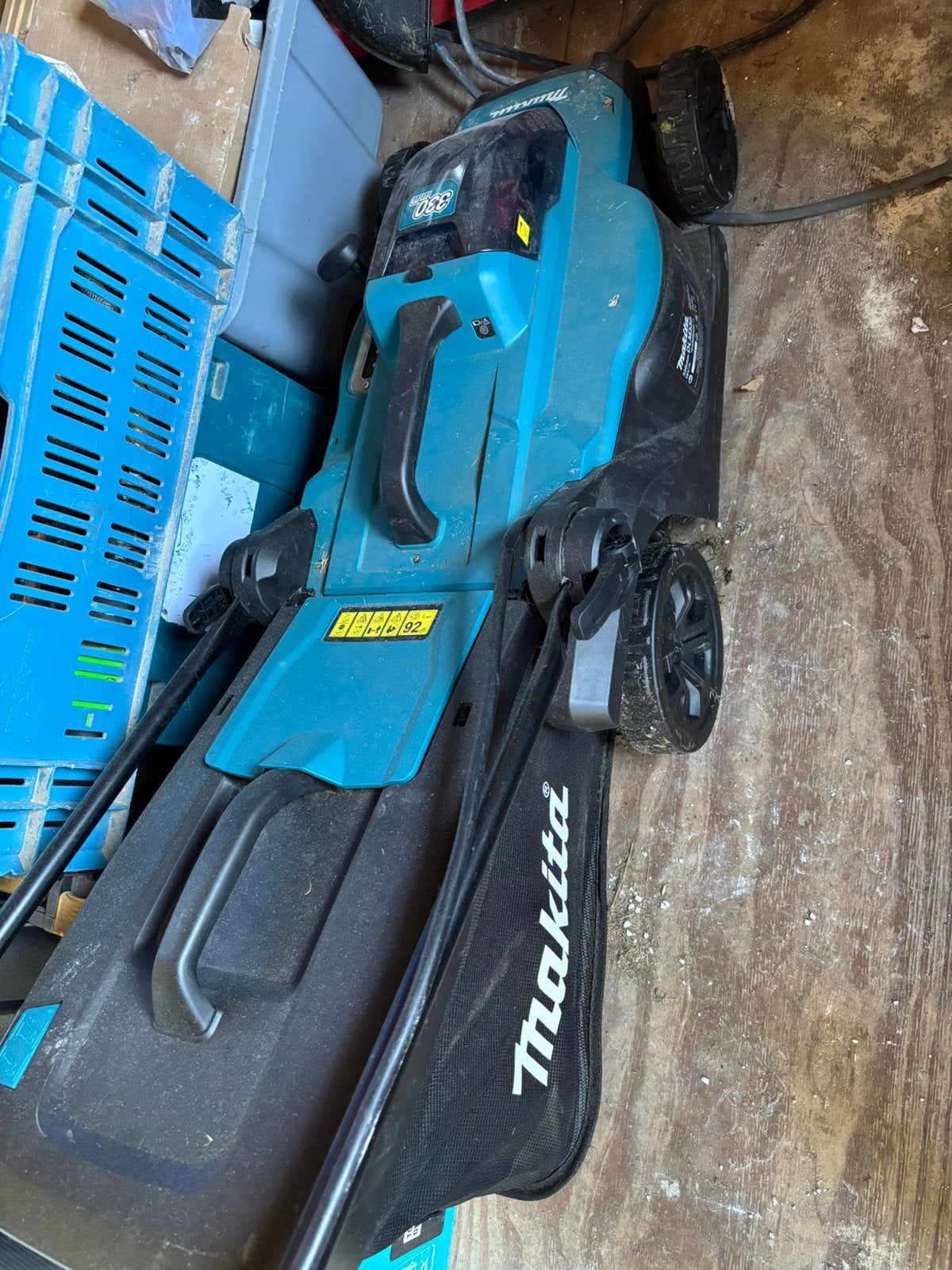 Grasmaaier makita op acc, Enlèvement, Comme neuf