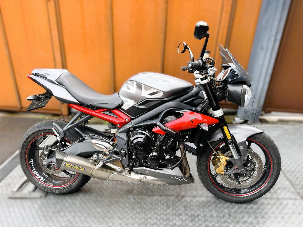 Street Triple 675 cm³ abs 2017 pijl 106 pk gar 1.2.3 jaar, 675 cc, Nieuw, Motorrijbewijs A, Bedrijf