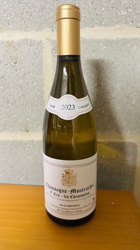 Chassagne-Montrachet 1re crus les Chenevottes 2023, Collections, Vins, Neuf, Pleine, Vin blanc, Enlèvement