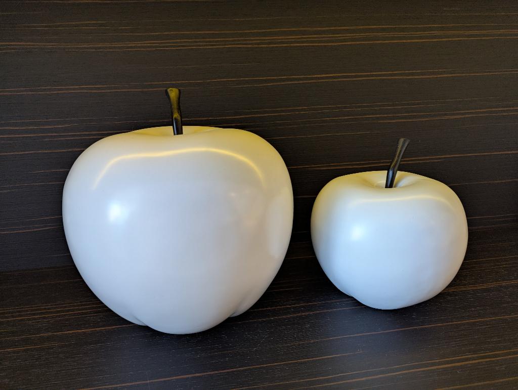 appel decoratie, Ophalen, Kunststof, Wit, Modern