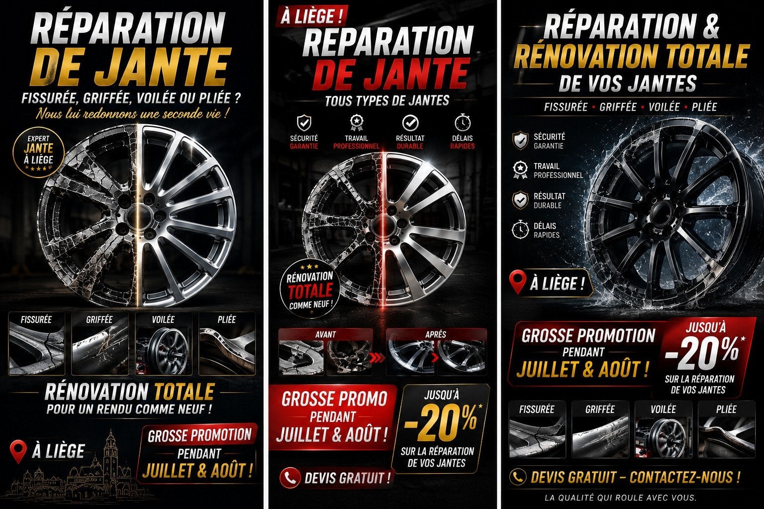 réparation jante