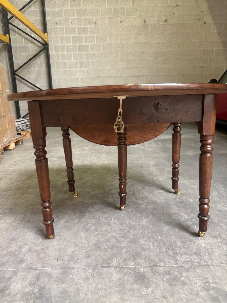 Mahoniehouten tafel antiek, Antiek en Kunst, Ophalen