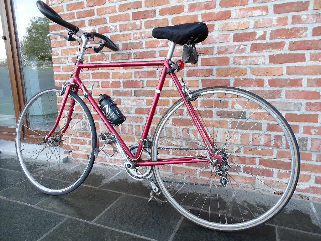 Koersfiets 'Groene Leeuw' vintagemodel, 28 inch, Gebruikt, Heren, Ophalen