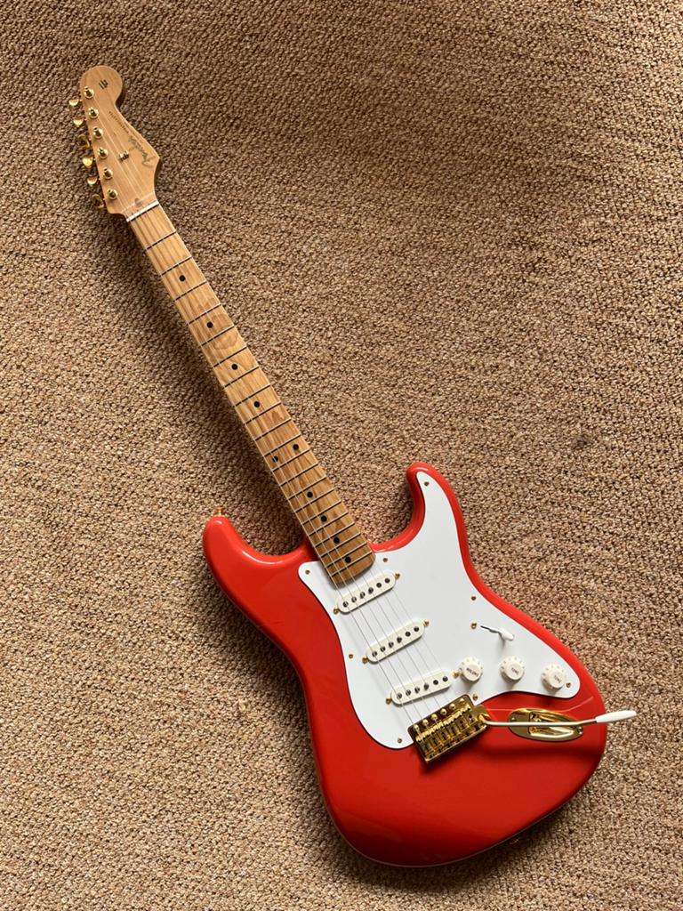 Fender Stratocaster Vintera II 50s Fiesta Red Limited Ed, Muziek en Instrumenten, Snaarinstrumenten | Gitaren | Elektrisch, Ophalen