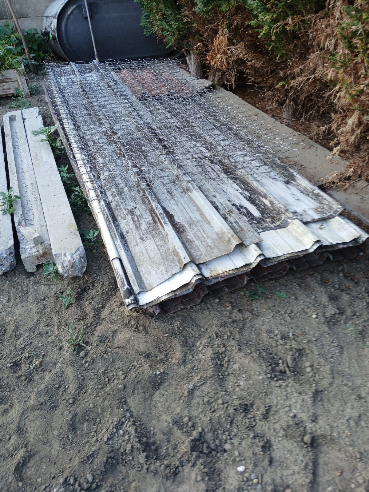 metal  golfplaten, Enlèvement