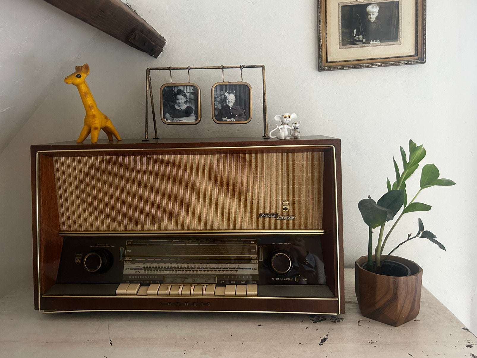 Vintage radio als decoratie, Enlèvement, Ne fonctionne pas, Radio