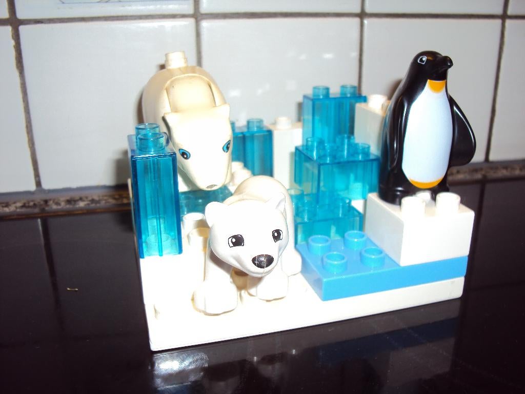 duplo, leuk speelset "pooldieren ijsberen", Kinderen en Baby's, Speelgoed | Duplo en Lego, Ophalen of Verzenden, Duplo