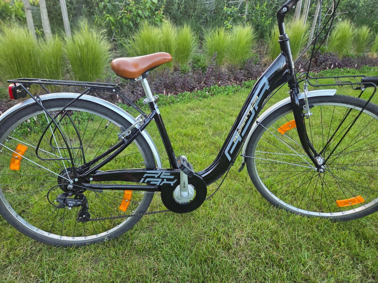 Meisjes/dames fiets adriatica retro zwart kader 43 28 inch, Fietsen en Brommers, Ophalen, Versnellingen