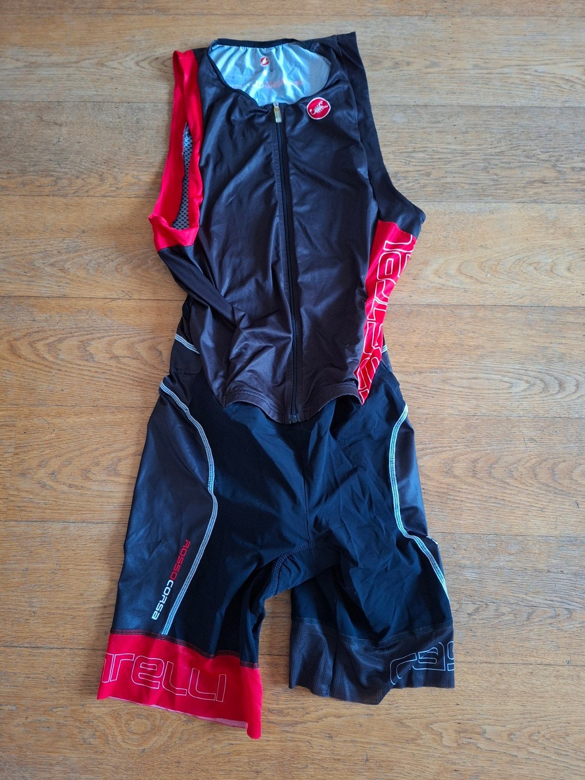 Maillot Castelli Rosso Corsa XXL, Vélos & Vélomoteurs, Enlèvement ou Envoi