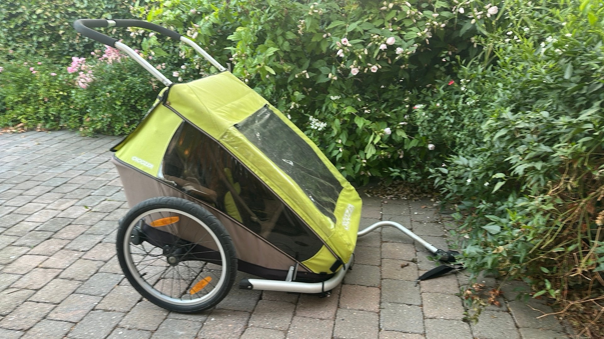 Croozer cabrio for TWO plus TOYS (grote koffer), Fietsen en Brommers, Ophalen, Zo goed als nieuw