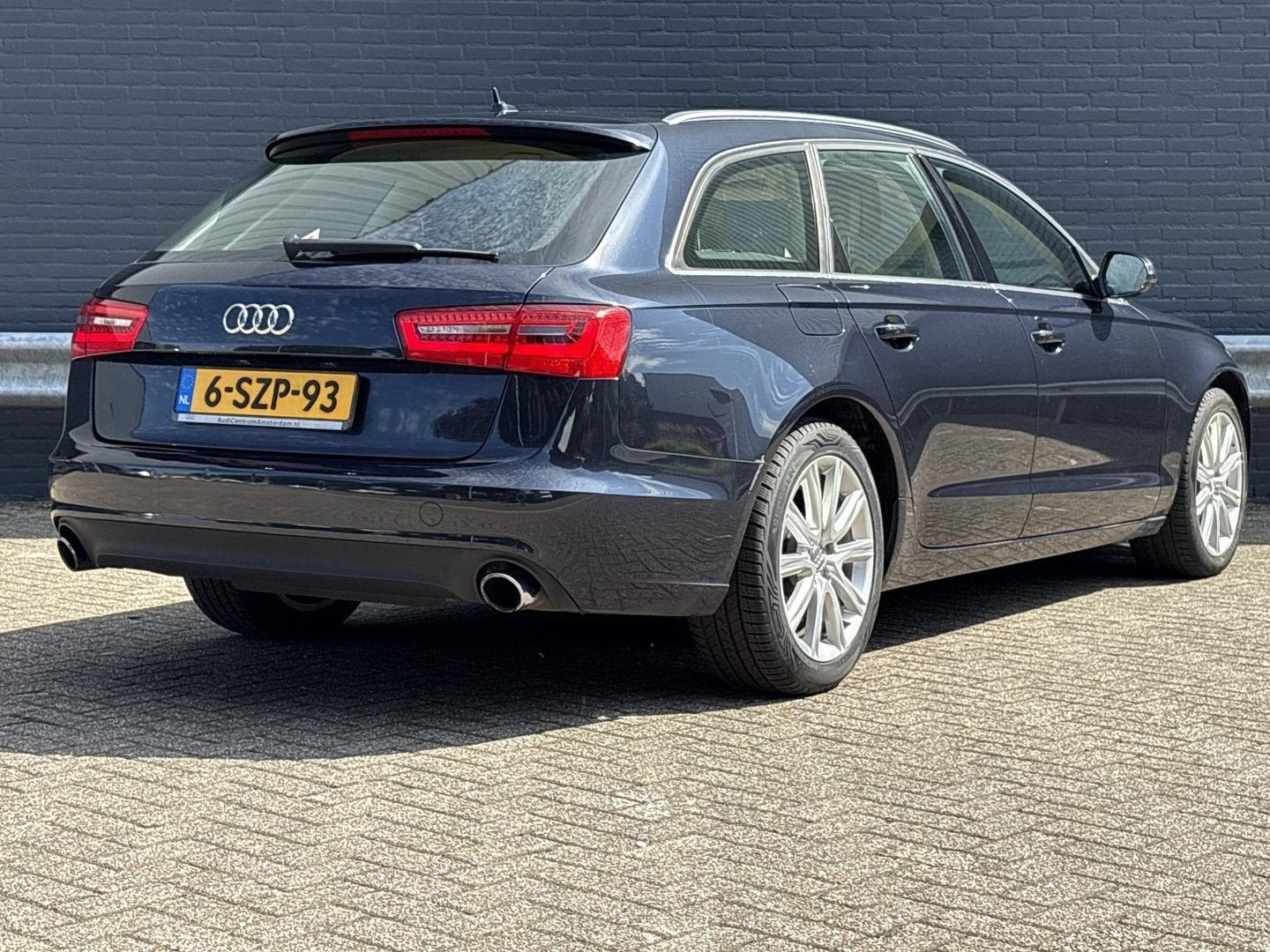 Audi A6 Avant 2.0 TFSI Business Edition Automaat | Leder | N, Auto's, Audi, Automaat, Beige, Blauw, Break