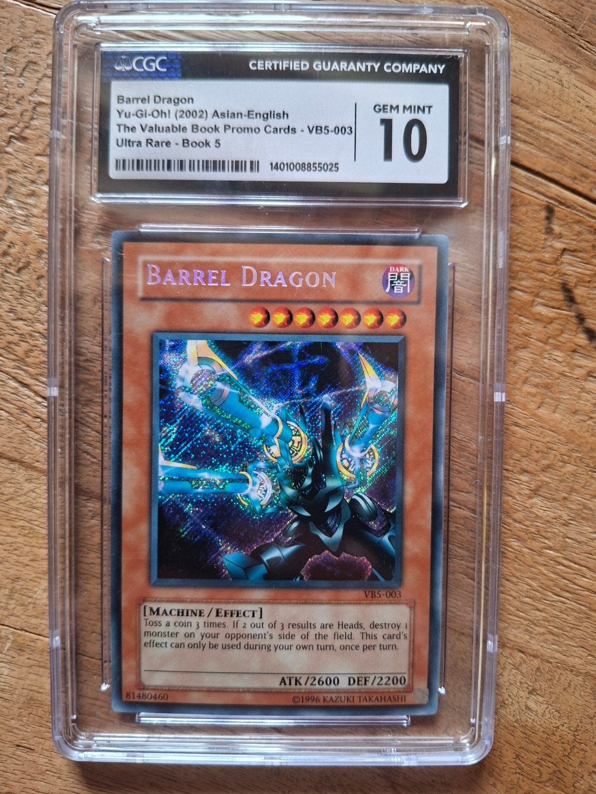 Dragon Ball kaart. Gem mint CGC10, Ophalen of Verzenden