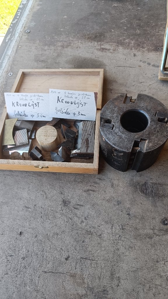 Houtfreeskoppen, Ophalen, Gebruikt, Snijgereedschap