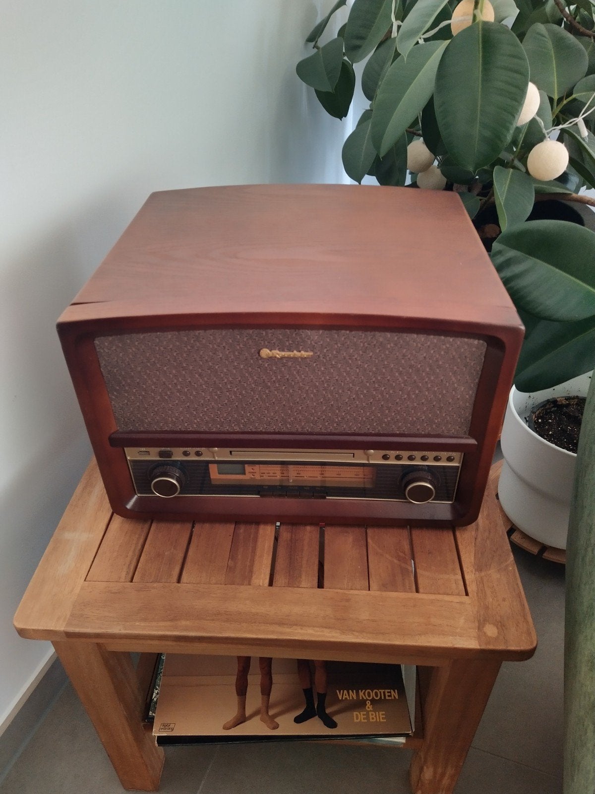 platenspeler cd-speler radio cassettespeler Roadstar, Zo goed als nieuw, USB-aansluiting, Platenspeler, Ophalen
