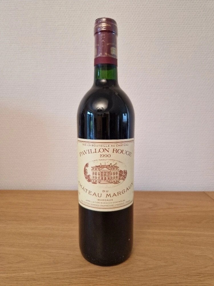 PAVILLON ROUGE DU CHATEAU MARGAUX - 1990 - Margaux (75 cl), Neuf, Enlèvement ou Envoi, Pleine, Vin rouge