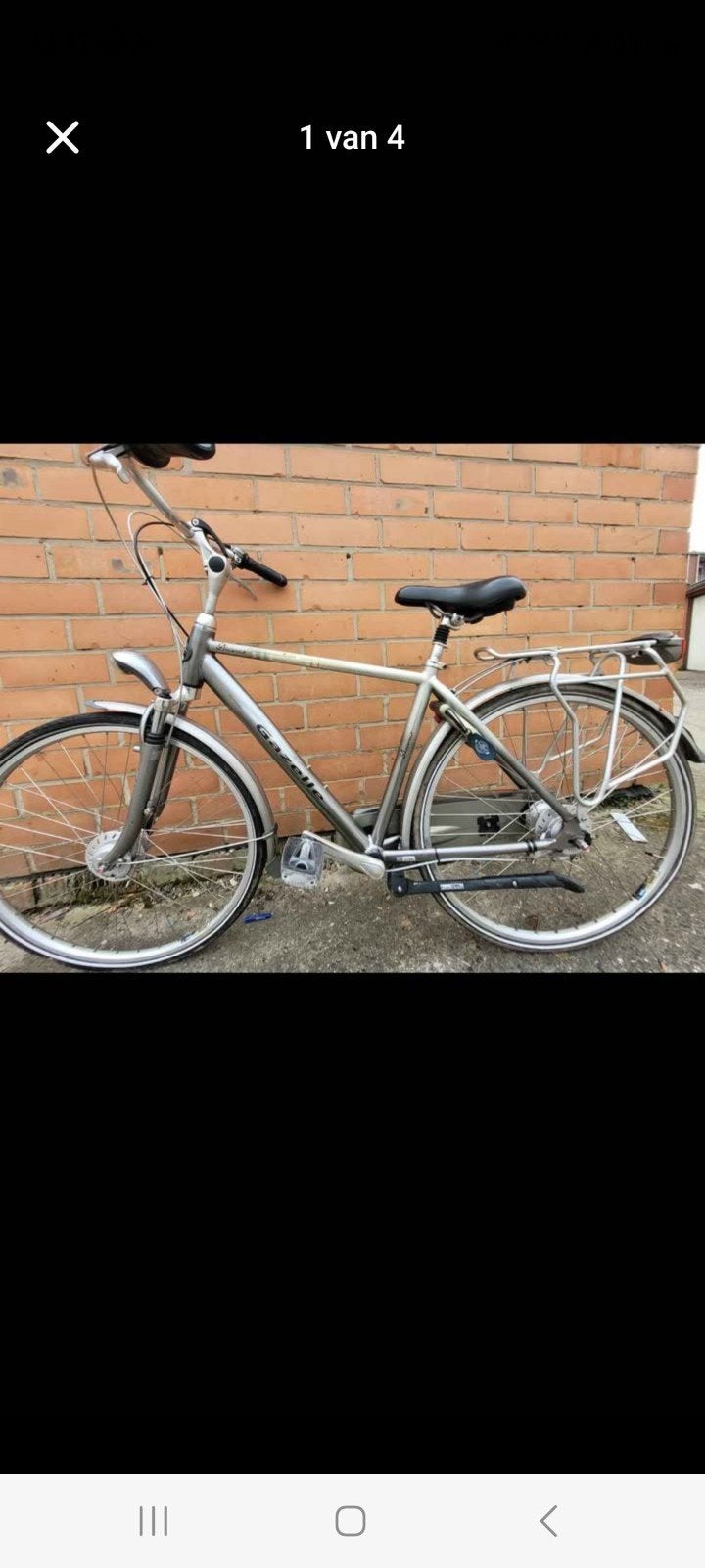 herenfiets gazelle, Fietsen en Brommers, Ophalen of Verzenden, Gazelle, Versnellingen
