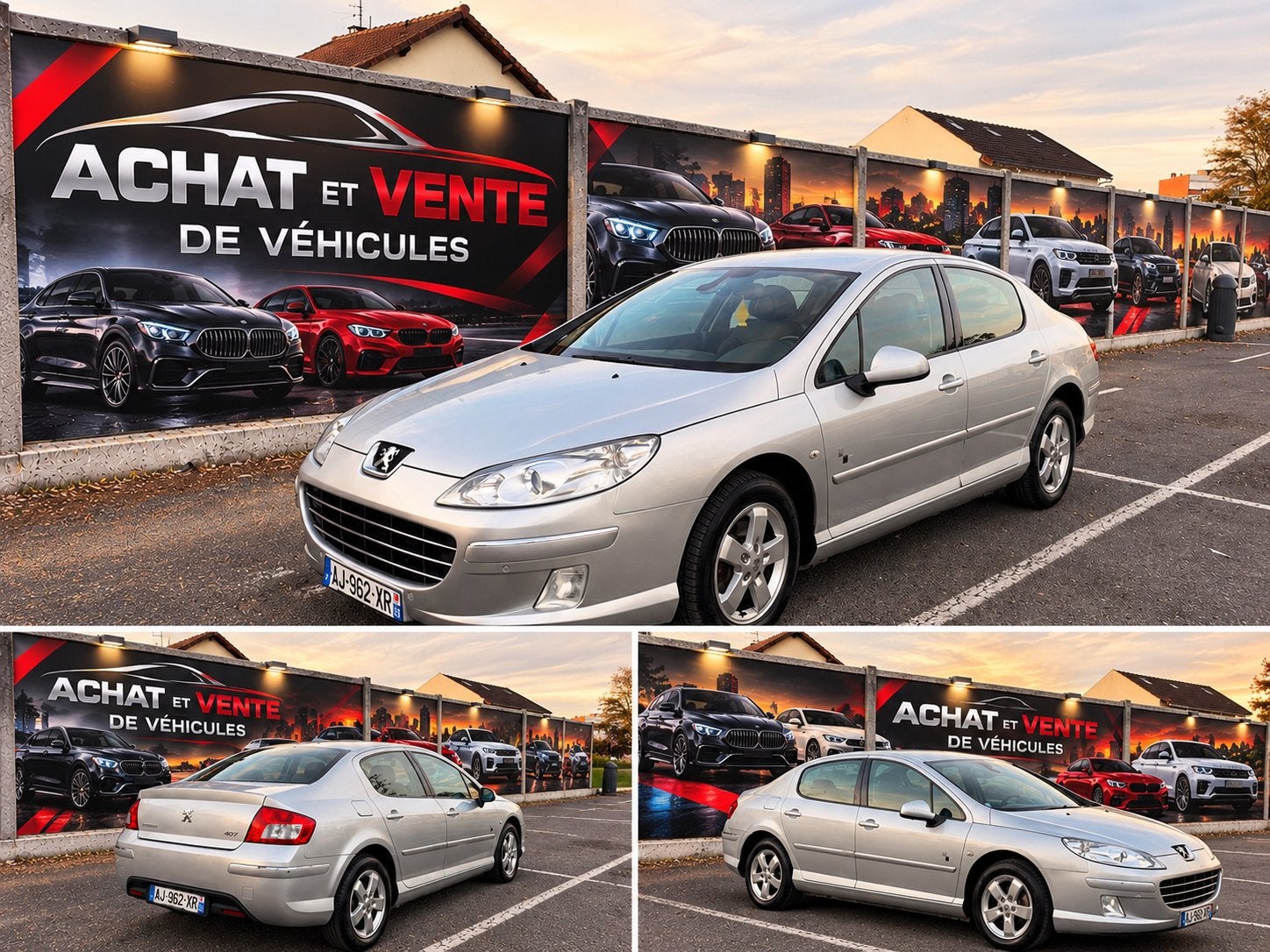Peugeot 407 1.6 hdi black et Silver édition, Enlèvement