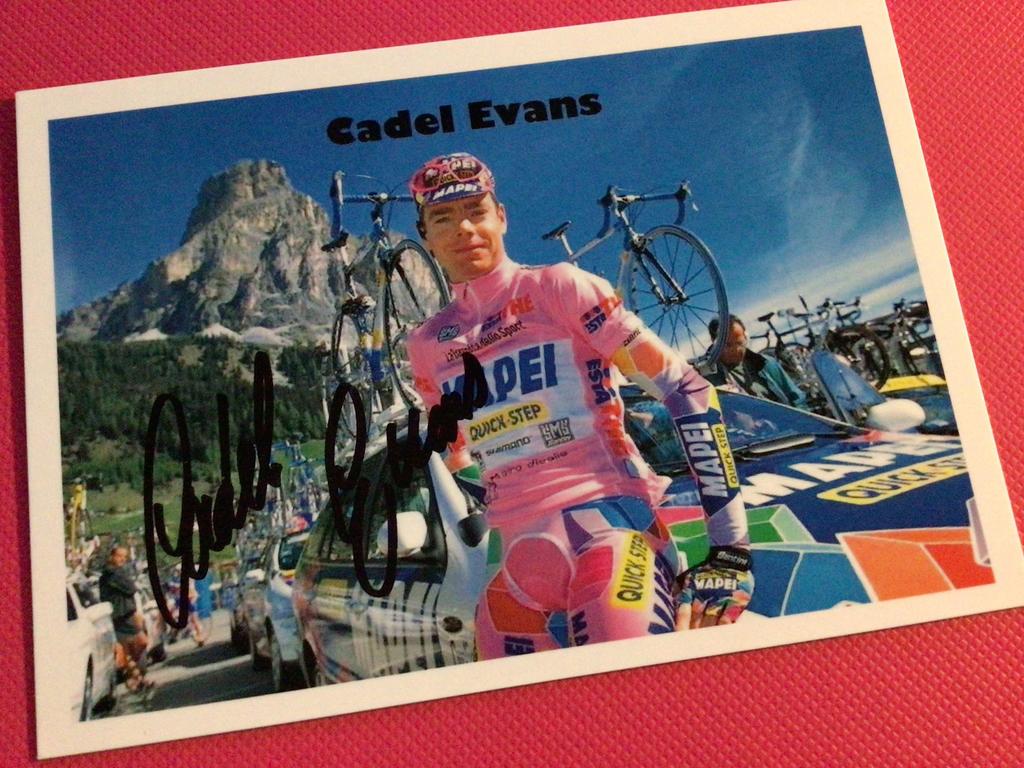 wielerkaart 2002 giro team mapei cadel evans  signe, Verzenden, Zo goed als nieuw