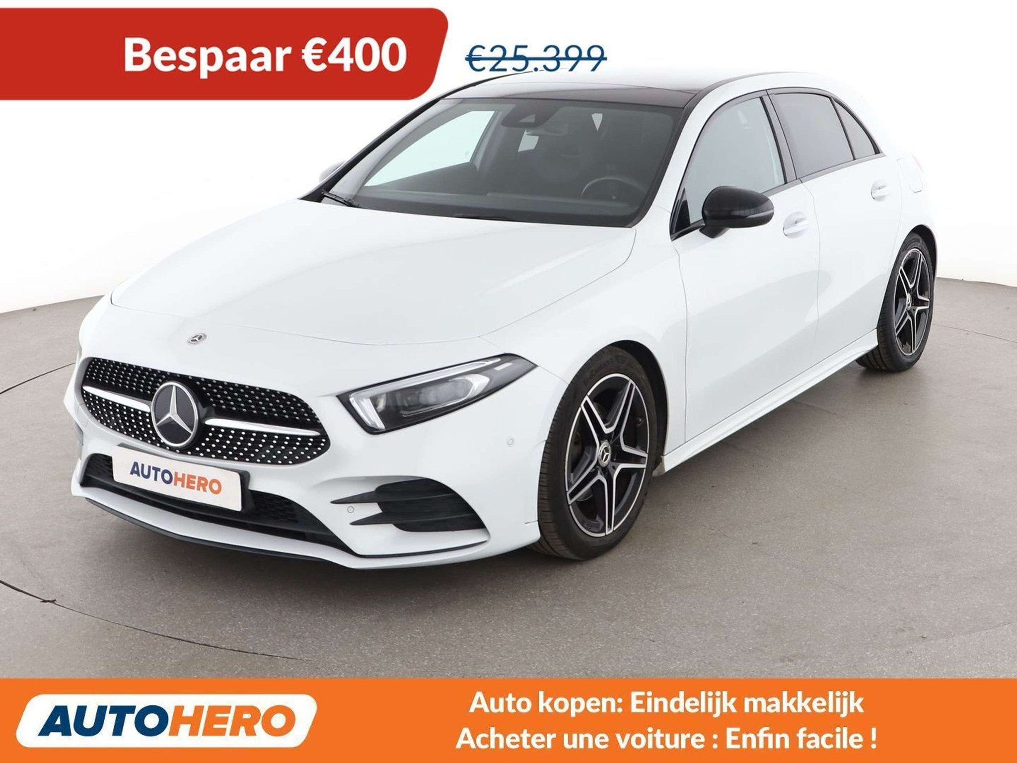 Mercedes-Benz A-Klasse 200 A 200 (bj 2021, automaat), Auto's, Wit, 120 kW, 5 deurs, Lichtsensor