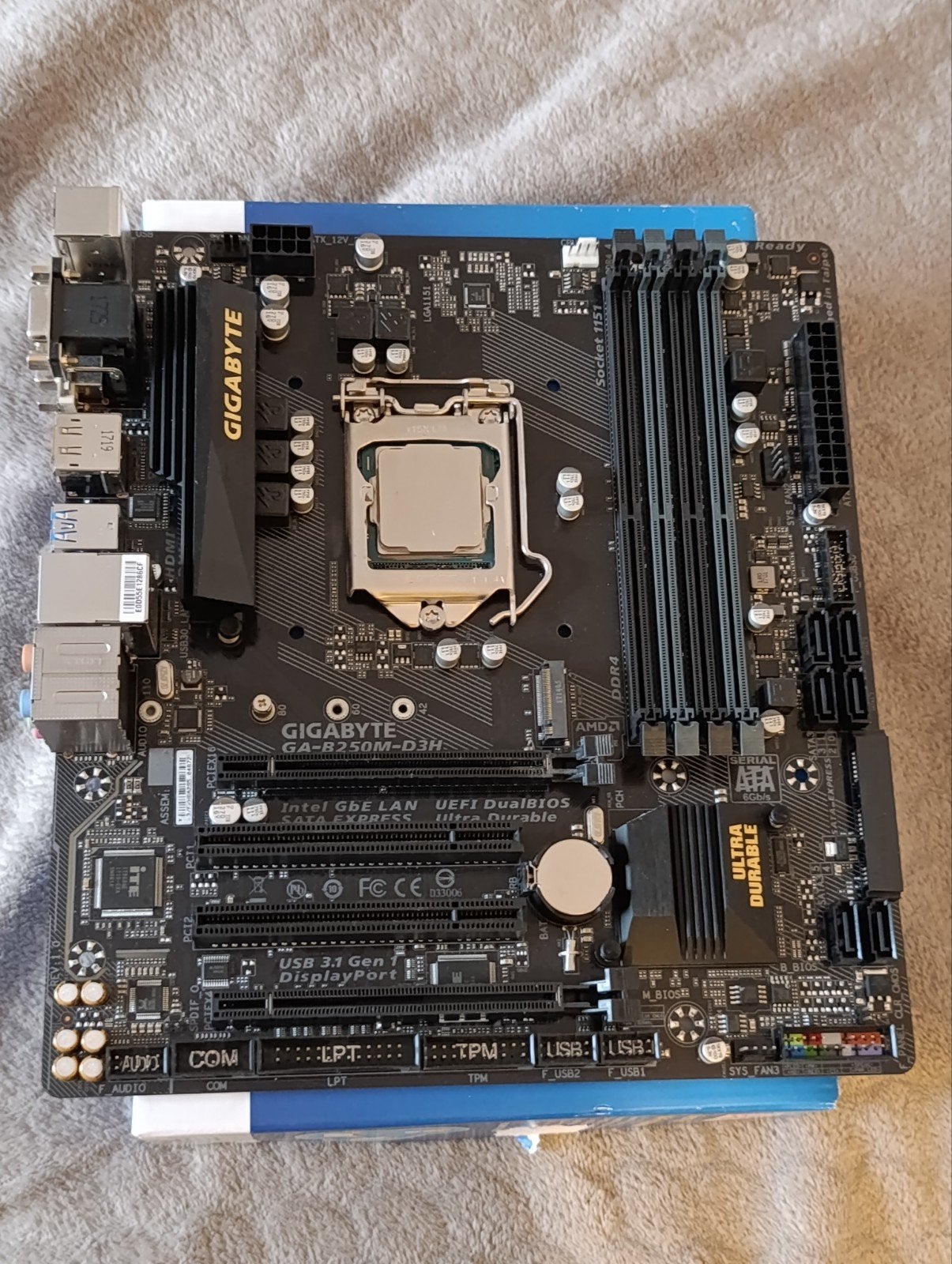 Intel i5 7600K+Gigabyte B250M D3H+Hyper 212 Evo, Ophalen, Gebruikt