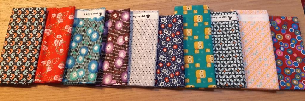 10 coupons Petit Pan, Neuf, Autres couleurs, Coton, 30 à 120 cm