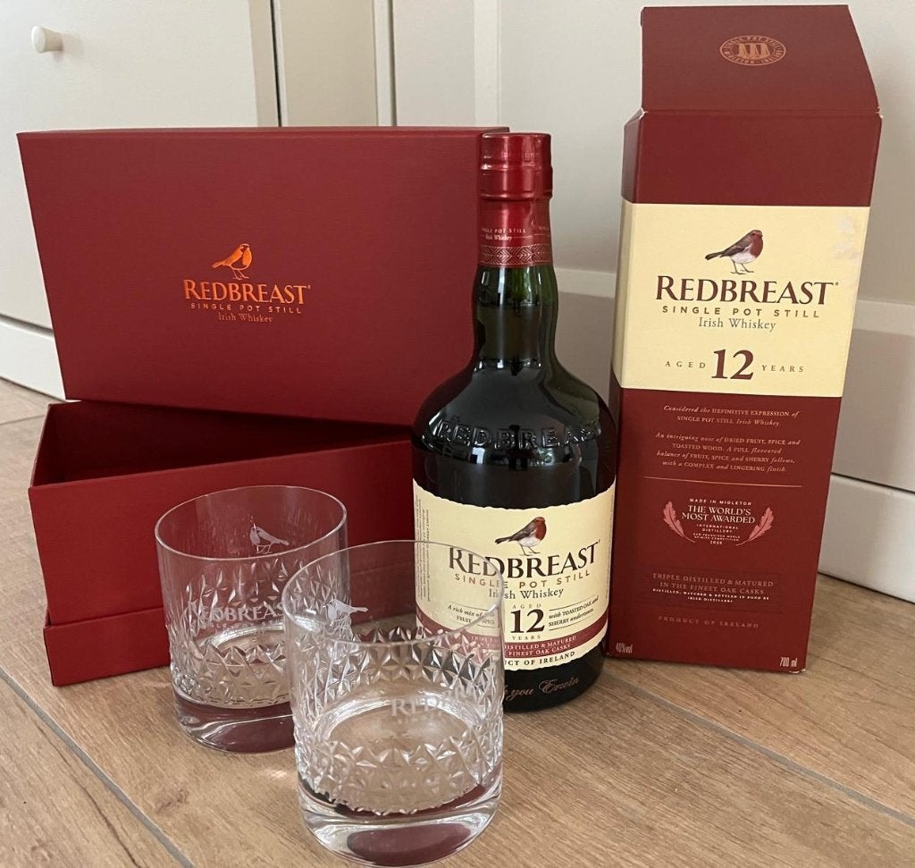 Whisky Readbreast + 2 verres neufs non ouverts, Enlèvement, Pleine