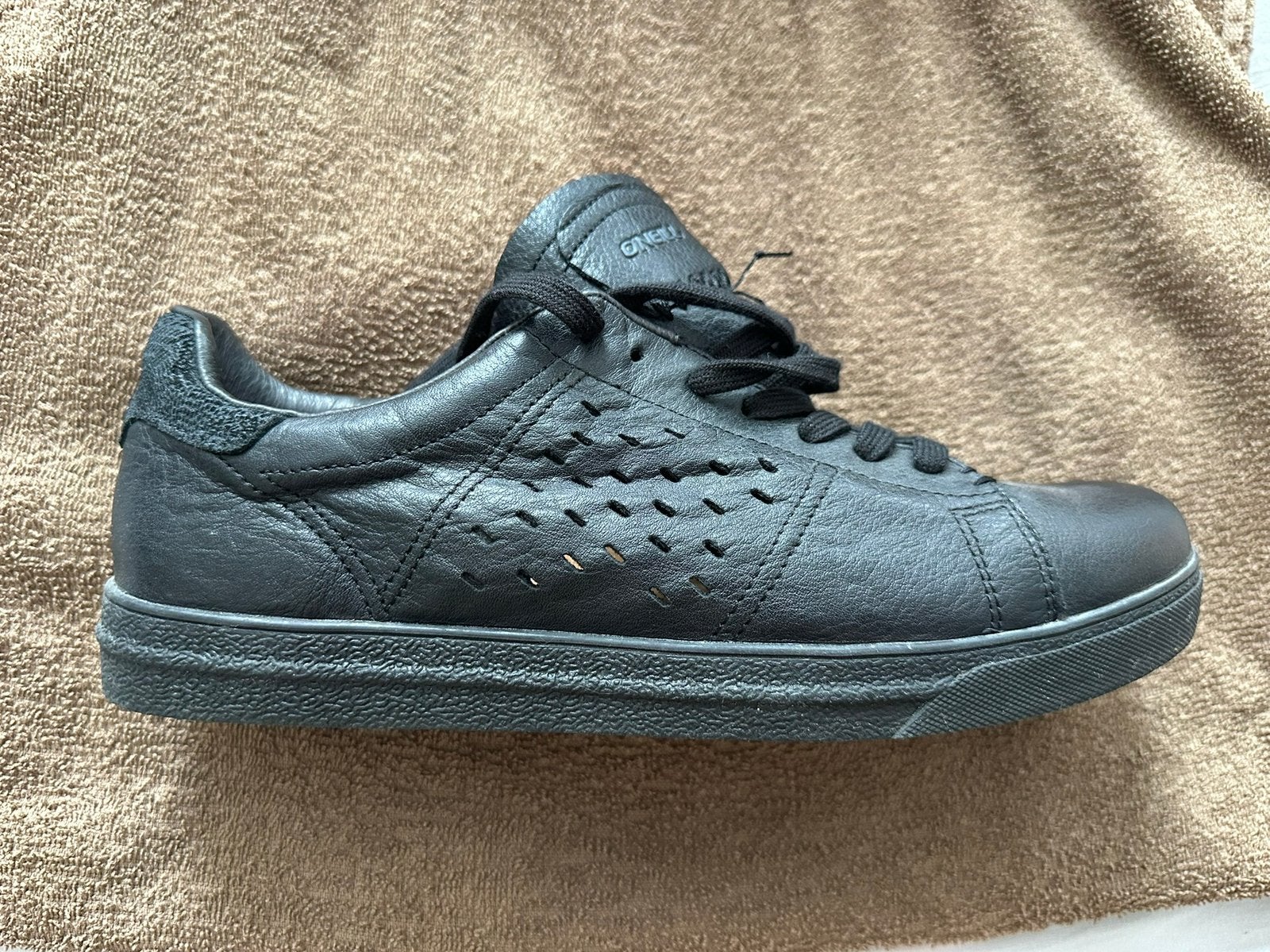 NIEUW zwart lederen sneakers O’Neill, Zwart, Nieuw, Ophalen of Verzenden, Sneakers