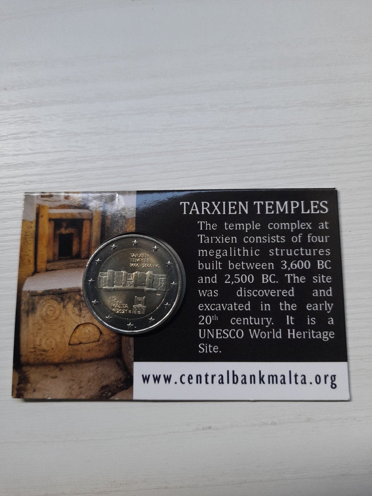 coincart 2 euro herdenkingsmunt  Malta 2021, Postzegels en Munten, Ophalen of Verzenden, Malta, 2 euro