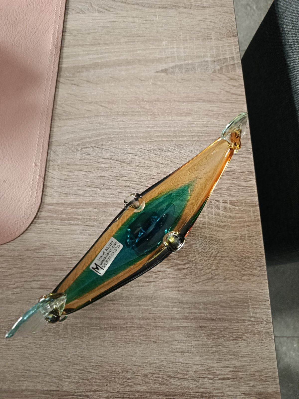 Murano schaaltje, Enlèvement
