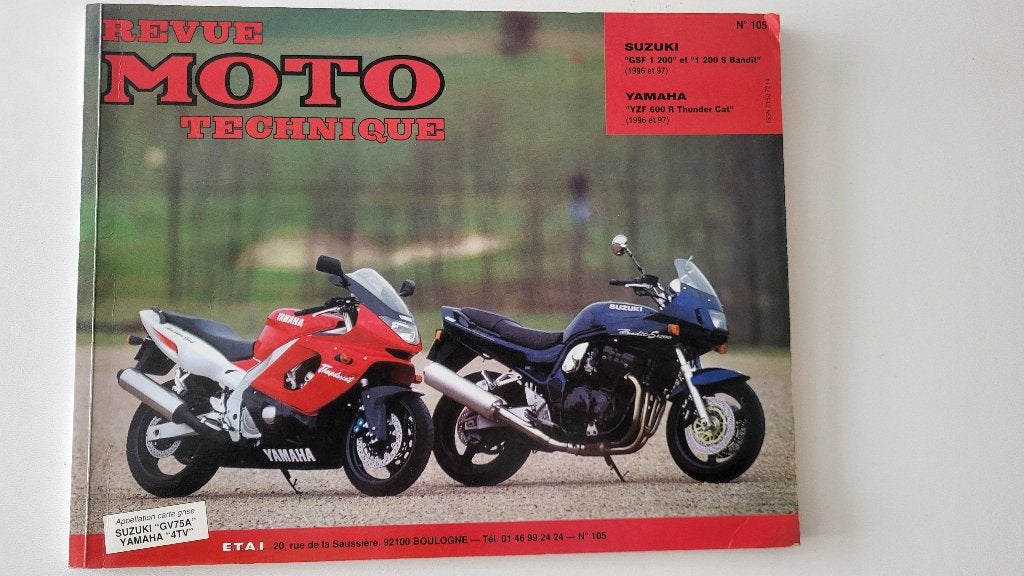 Revue technique, Ophalen, Suzuki