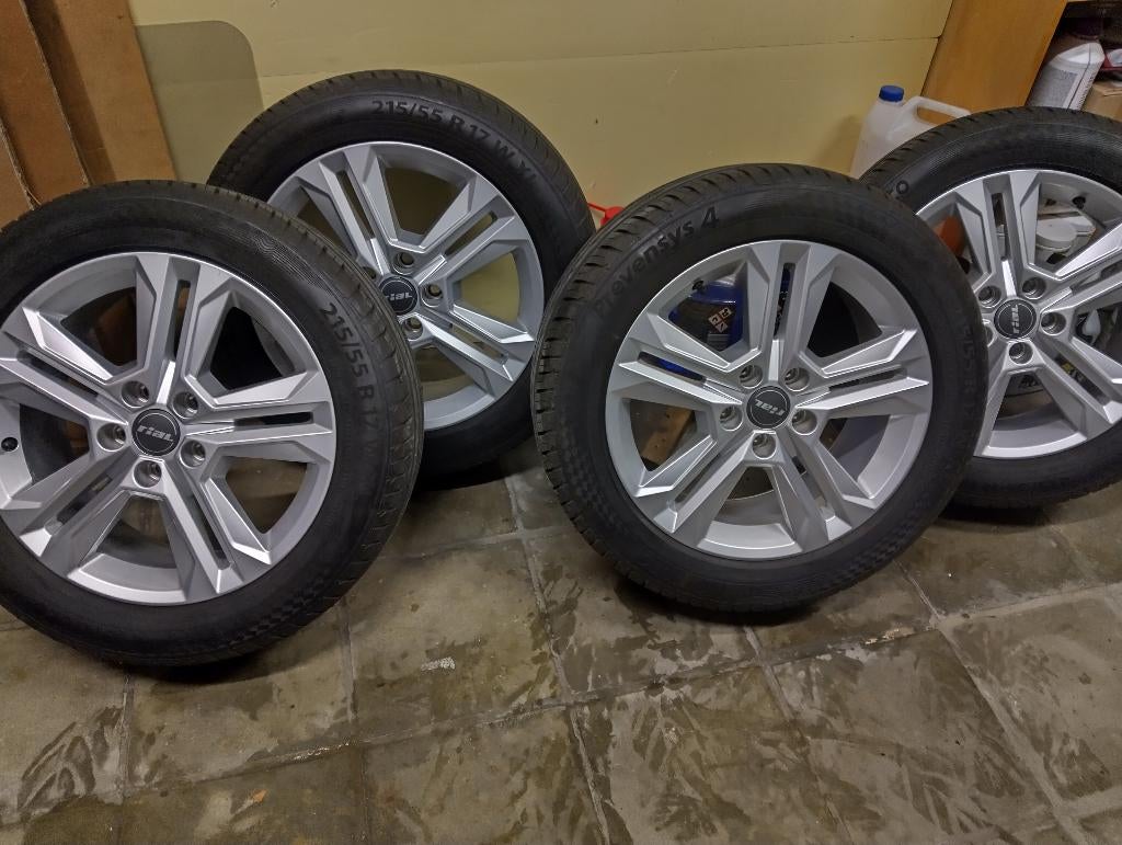 velgenset, Auto-onderdelen, Banden en Velgen, Ophalen, Banden en Velgen, 17 inch, Personenwagen