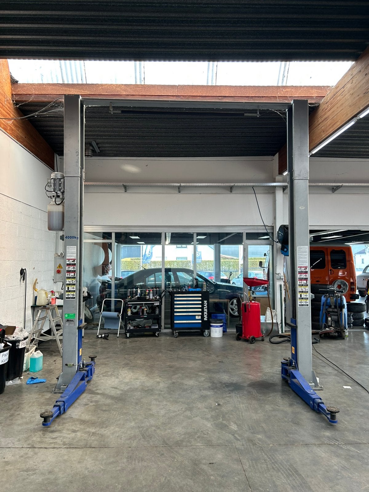 Hefbrug Weber werke expert serie 4000kg, Auto diversen, Ophalen, Gebruikt