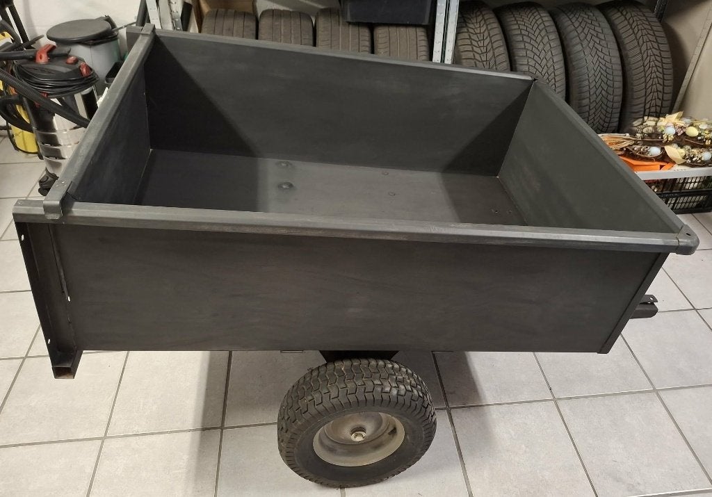 Aanhangwagen voor zitmaaier, Tuin en Terras, Ophalen, Zo goed als nieuw