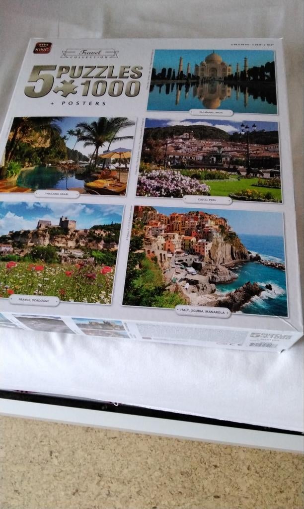 5 puzzels, Ophalen