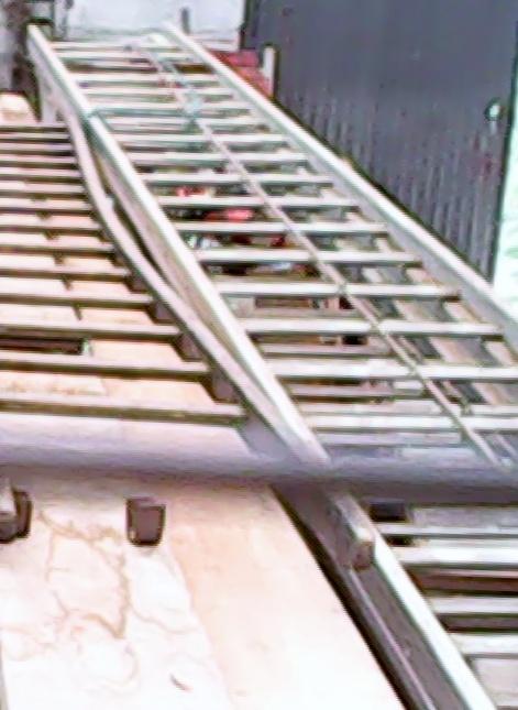échelle double coulissante alu 2 X 5 M 70, Bricolage & Construction, Pliable ou rétractable/escamotable, Échelle, Enlèvement, Utilisé