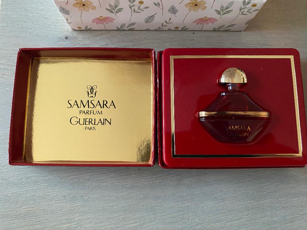 Parfum miniature Guerlain Samsara, Collections, Enlèvement ou Envoi, Comme neuf, Miniature, Plein