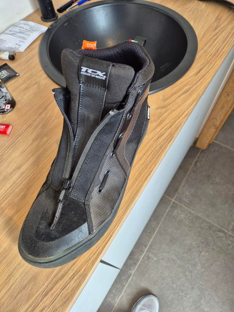 Motorschoenen maat 46, Ophalen
