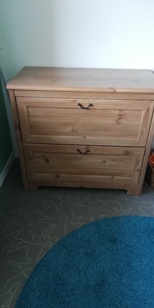 Ladekast, Huis en Inrichting, Ophalen, Gebruikt, 1 of 2 laden, Teakhout