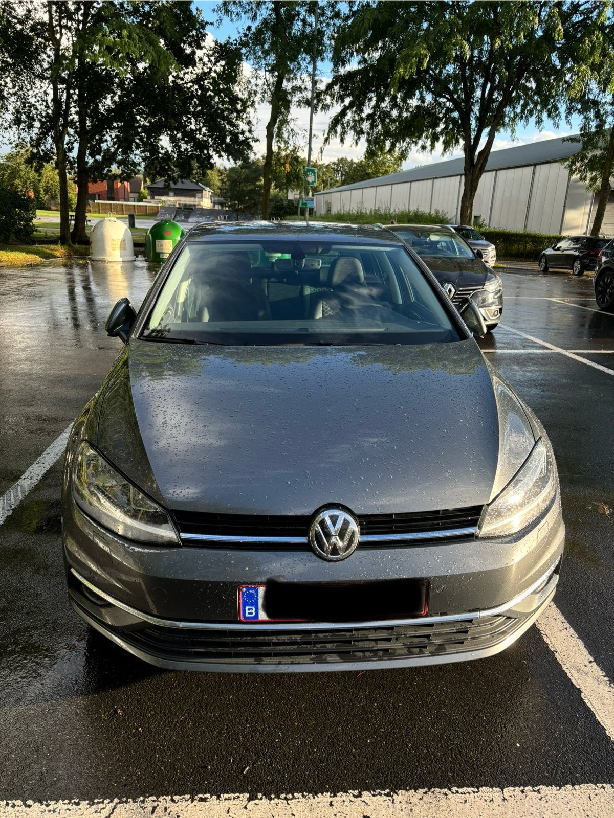 Vw golf 7,5 highline benzien automaat, Automaat, Stof, 5 deurs, Zilver of Grijs