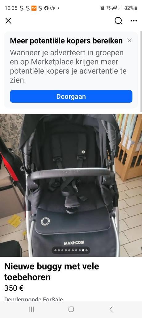 Nieuwe kinderwagen nooit kunnen gebruiken, Nieuw, Met autostoeltje, Maxi-Cosi, Ophalen