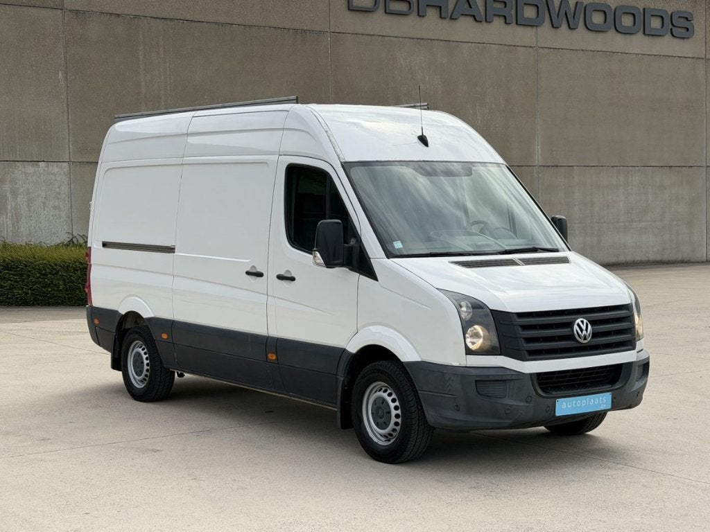 Volkswagen Crafter 2016 L2H2 Camera Trekhaak 21% BTW, Auto's, Bestelwagens en Lichte vracht, Zwart, 2000 kg, Volkswagen, Parkeersensor