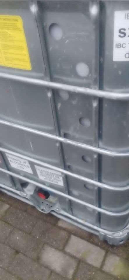 Zwarte ibc 1000l, 150 liter of meer, Ophalen, Zo goed als nieuw, Met kraantje