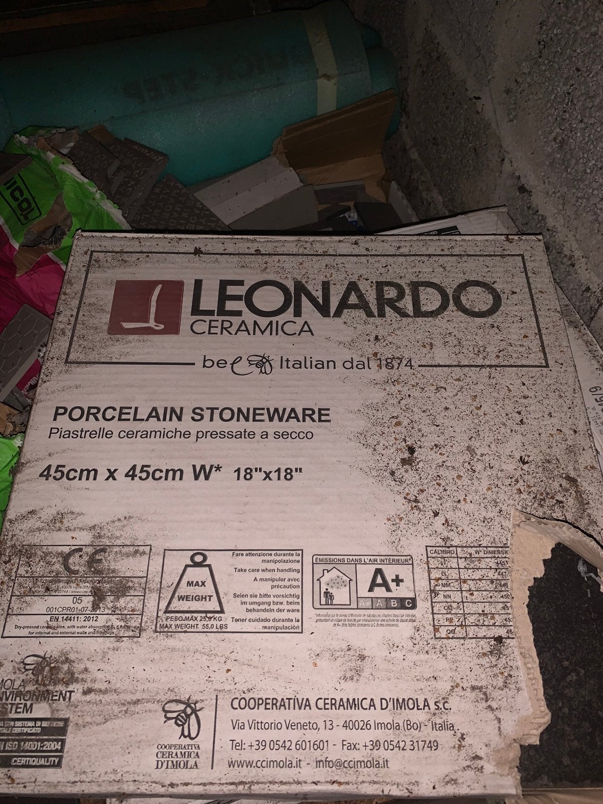 Leonardo tegels, Doe-het-zelf en Bouw, Ophalen, Zo goed als nieuw, Keramiek