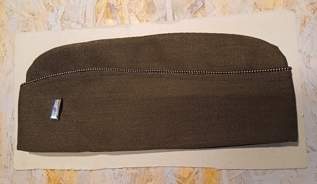 US Wo2 Off.side cap, Lt bar - REPRO, Verzamelen, Ophalen of Verzenden, Landmacht