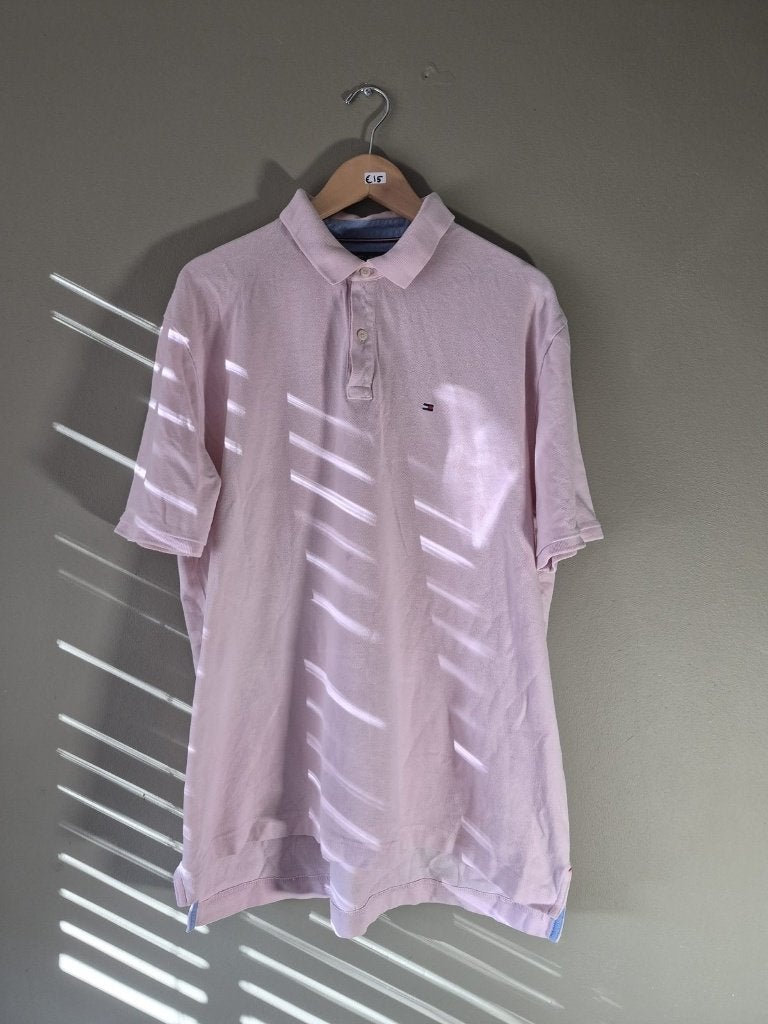 Thommy hilfiger | polo's met korte mouwen | koraal  | XL, Enlèvement ou Envoi, Rose, Taille 56/58 (XL), Porté