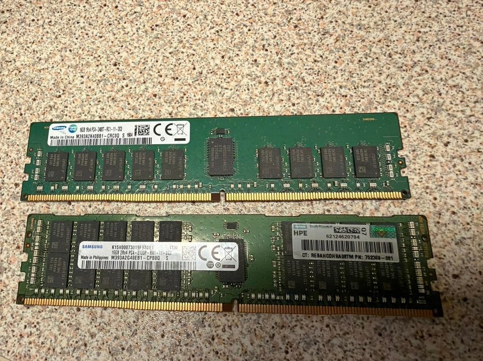Lot servergeheugen 16GB ECC prijs per stuk, Computers en Software, Server, DDR4, Ophalen of Verzenden, Zo goed als nieuw