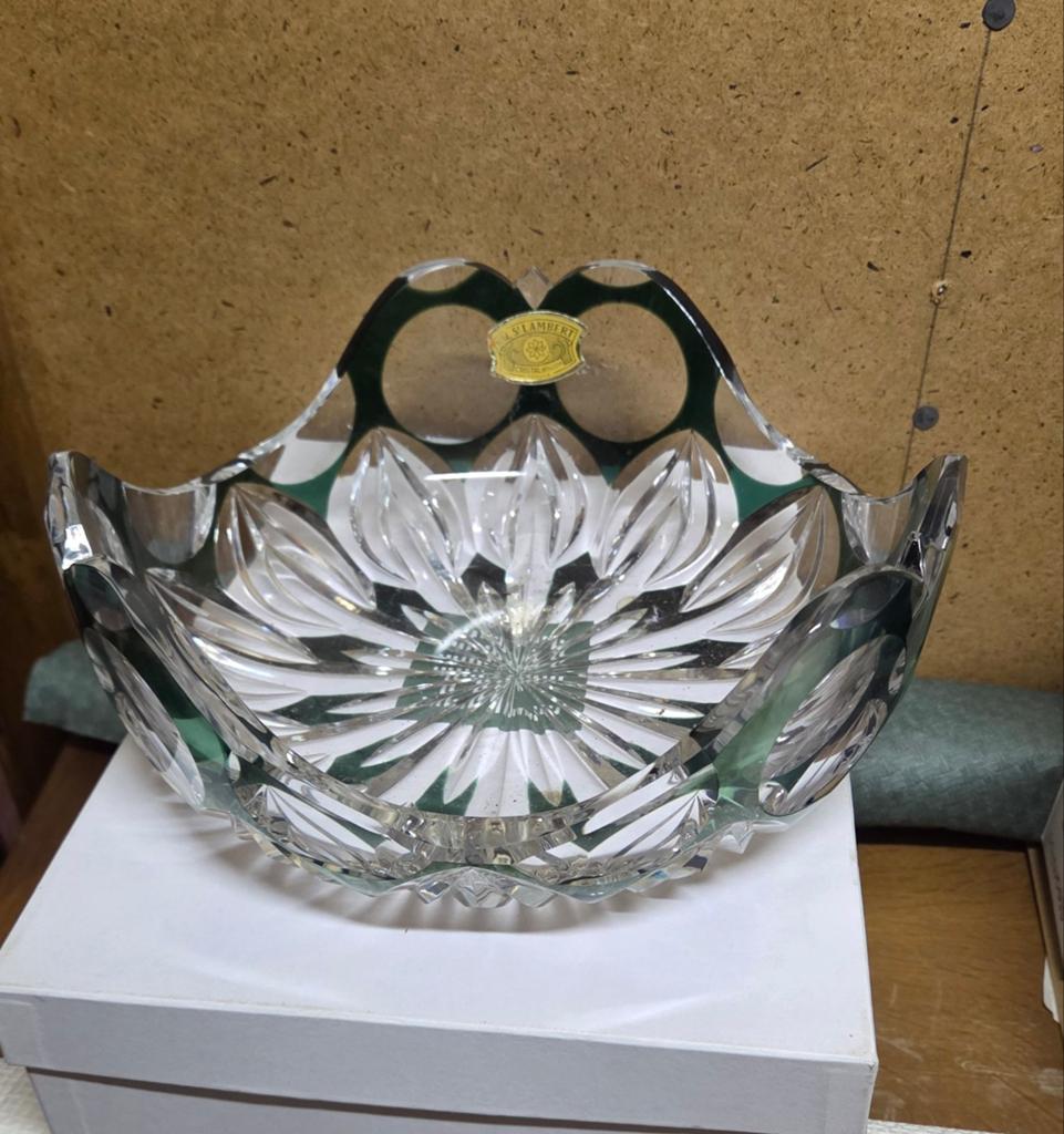 Coupe en Cristal Taillé Val Saint Lambert, Enlèvement