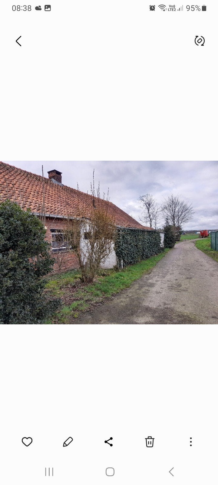 Te koop : knusse hoeve renovatie/ heropbouw, Ophalen