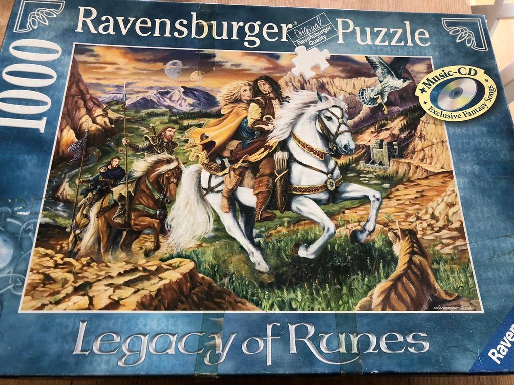 Ravensburger puzzel 1000stukjes, Ophalen, Zo goed als nieuw