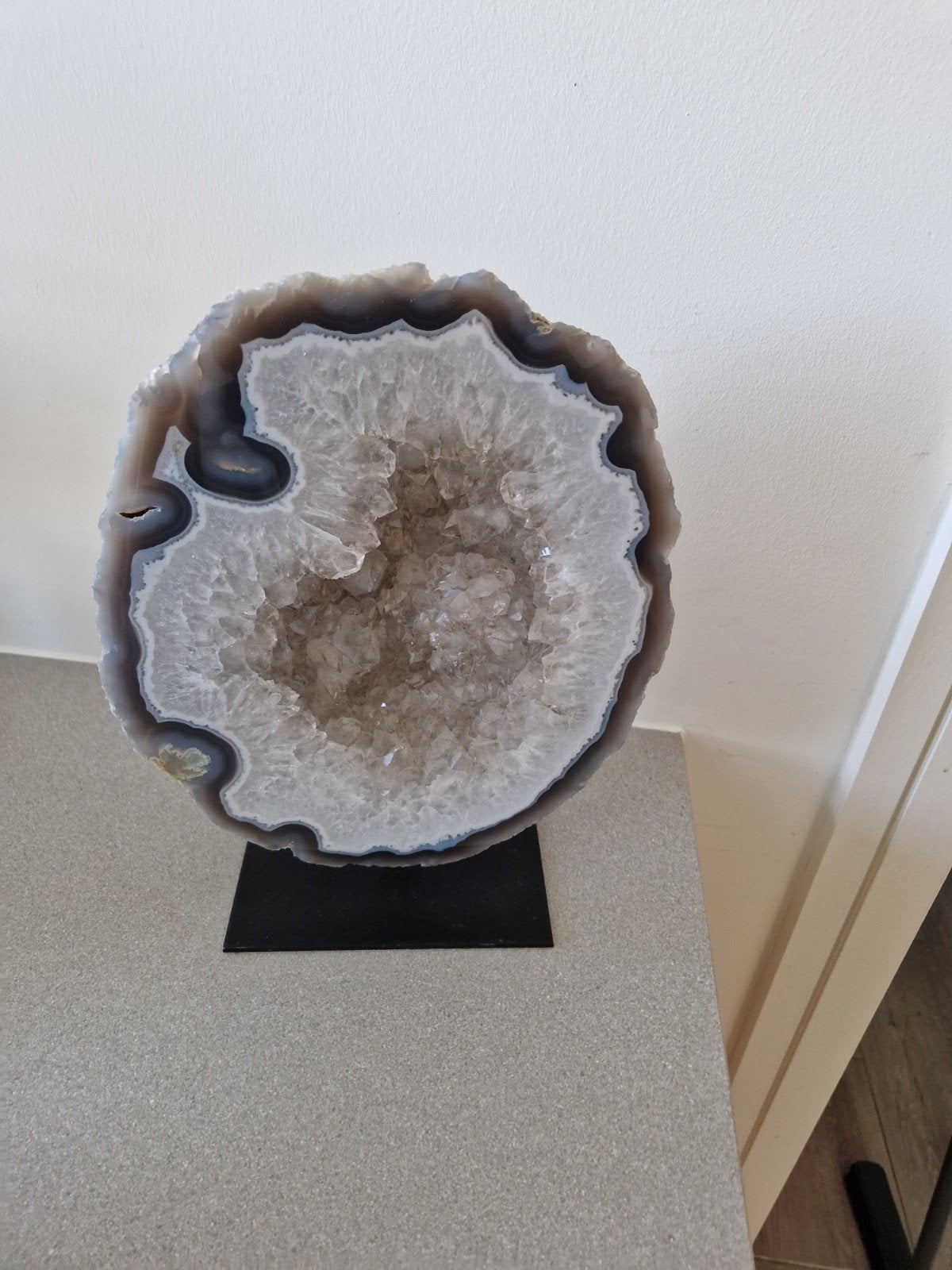 Agate sur socle H 29 cm, Enlèvement